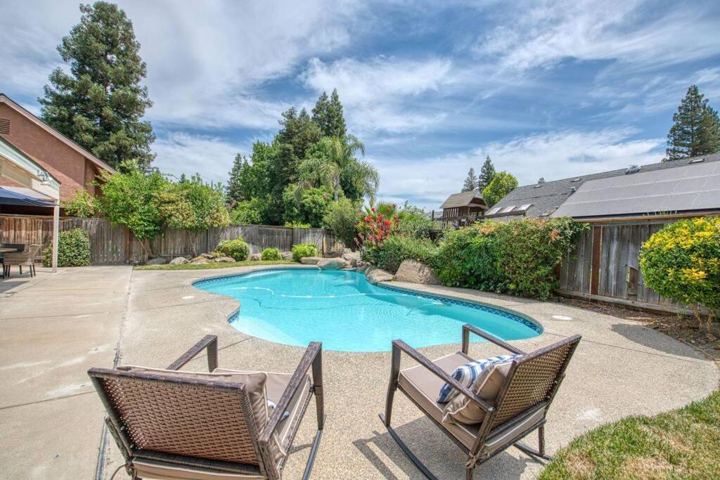 Stylish 3Br/2Ba Retreat W/ Pool! Dream Getaway Villa Fresno Eksteriør billede